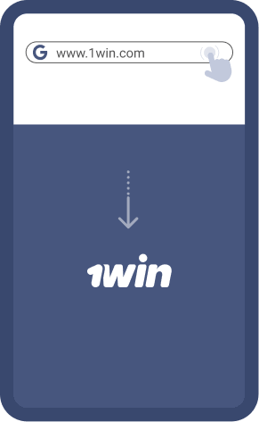 Accesați site-ul oficial 1Win